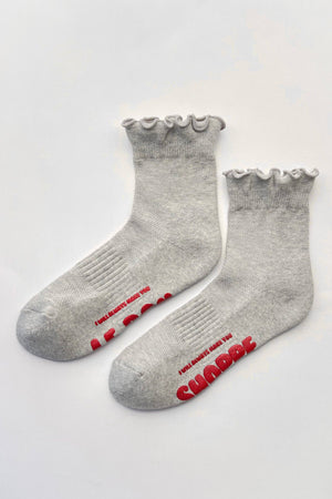 Le Bon Shoppe Ruffled Hugger Crew Socks - Multiple Colors!