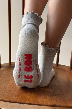 Le Bon Shoppe Ruffled Hugger Crew Socks - Multiple Colors!