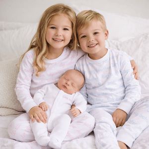 Magnolia Baby Zip Footie in Little Brother