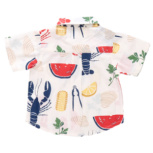 Pink Chicken Boy's Jack Shirt in Clambake