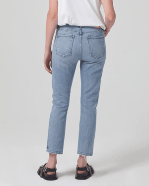Citizens of Humanity Charlotte High Rise Straight Crop Jean in Dalia