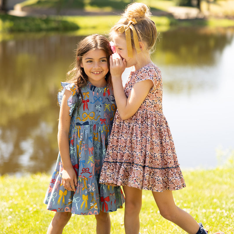 Pink Chicken Jennifer Dress in Bows on Bows