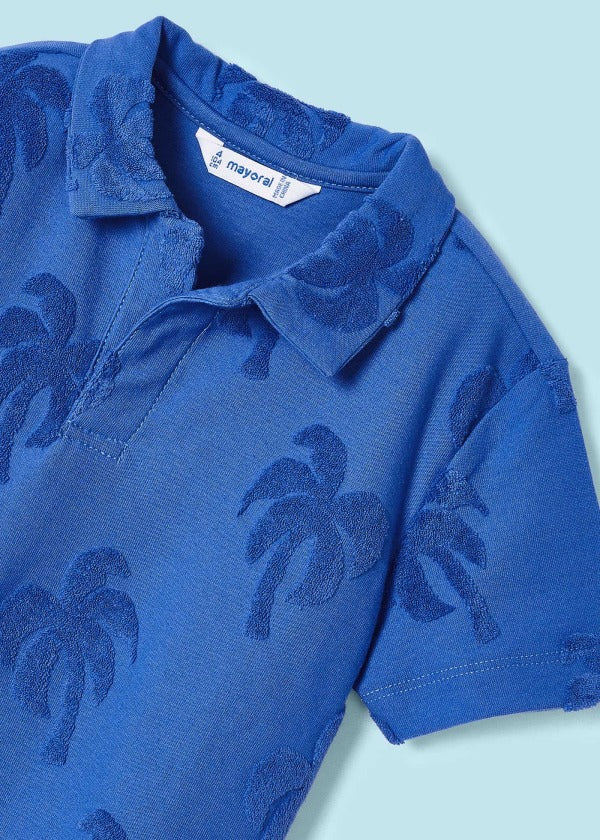 Mayoral Short Sleeve Polo in Riviera Palms