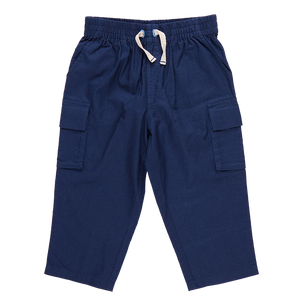 Pink Chicken Baby Boys Pull on Pant in Navy