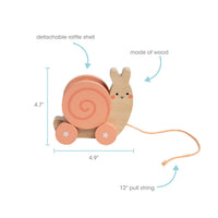 Pearhead Snail Pull Toy