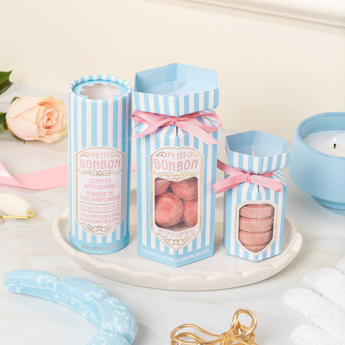 Studio Oh! Petit Bonbon Darling Blue Bath Bombs