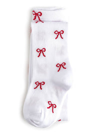 Little Stocking Co. Knit Tights in Bows