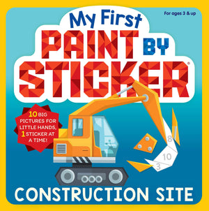 My First Paint by Sticker Book: Construction Site