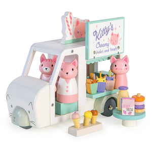 Tender Leaf Toys Kitty's Milkshake Van