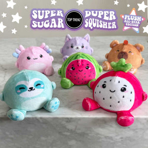 Top Trenz Inc Super Duper Sugar Squishers Plush All Stars Edition