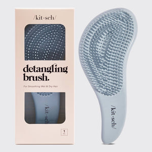 KITSCH Detangling Brush in Haze Blue