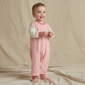 Coop Kids By Pink Chicken Runaround Jumpsuit in Pink Color Block