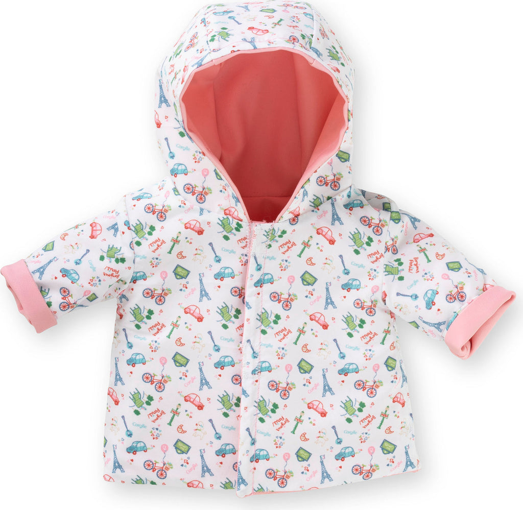 Corolle Weekend in Paris Reversible Raincoat for 12" Doll