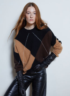Oversized Argyle