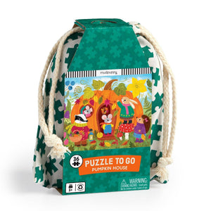 Chronicle Books Pumpkin House 36 - Piece Puzzle to Go