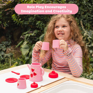 Tiger Tribe Strawberry Patch Silicone Tea Set