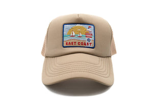 Rey to Z East Coast Postcard Trucker Hat