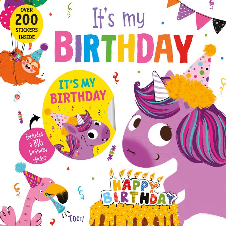Sourcebooks Unicorn Birthday Sticker Book