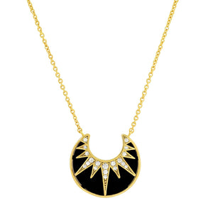 Tai Art Deco Sunburst Necklace