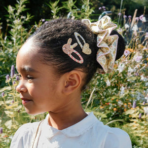 Rockahula Kids Petal Glitter Heart Clips