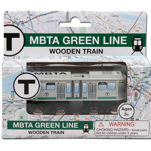 MBTAgifts Wooden Toy Green Line Train