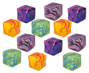Curious Minds Toys Marbled Square Squishy