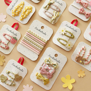 Rockahula Kids Petal Glitter Heart Clips