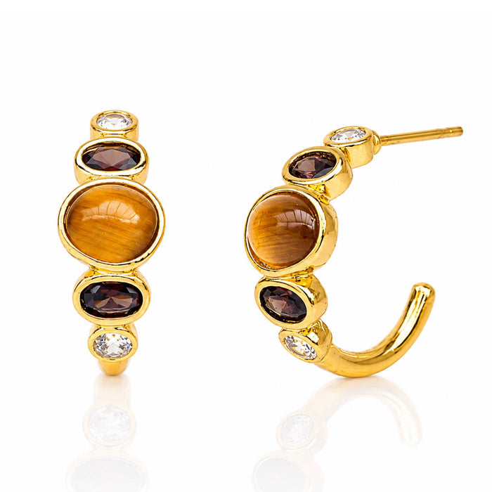 Tai Jewelry - Ombre Small Hoop Earring