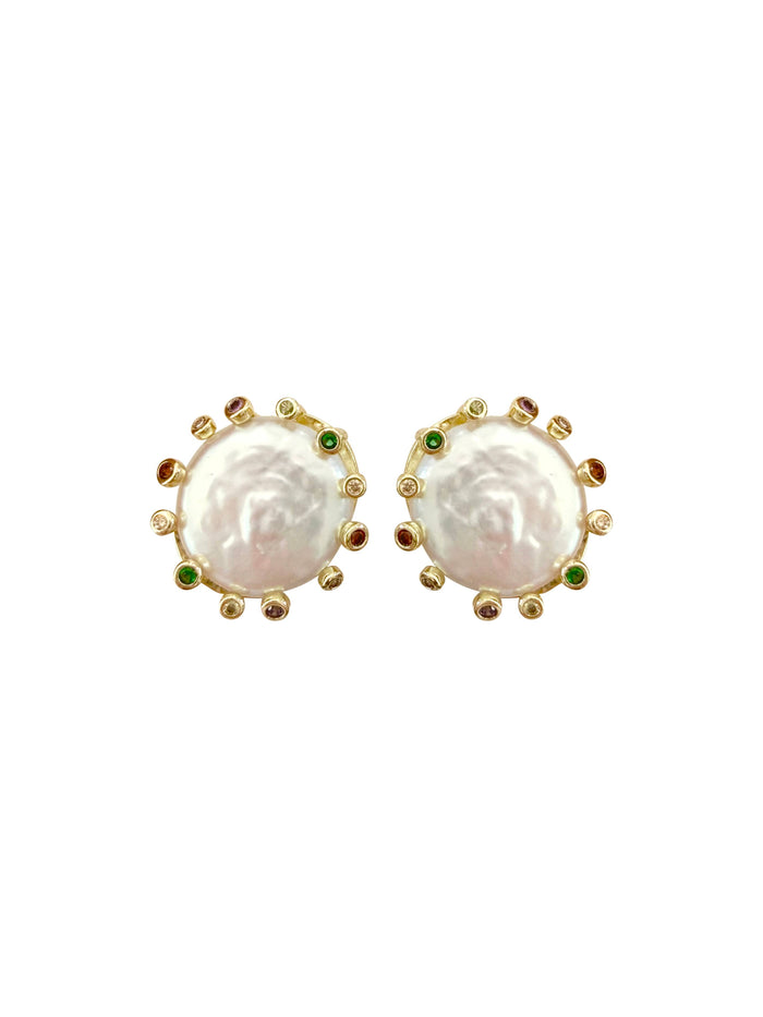 Gemelli - Monet Multi Pearl Stud Earring