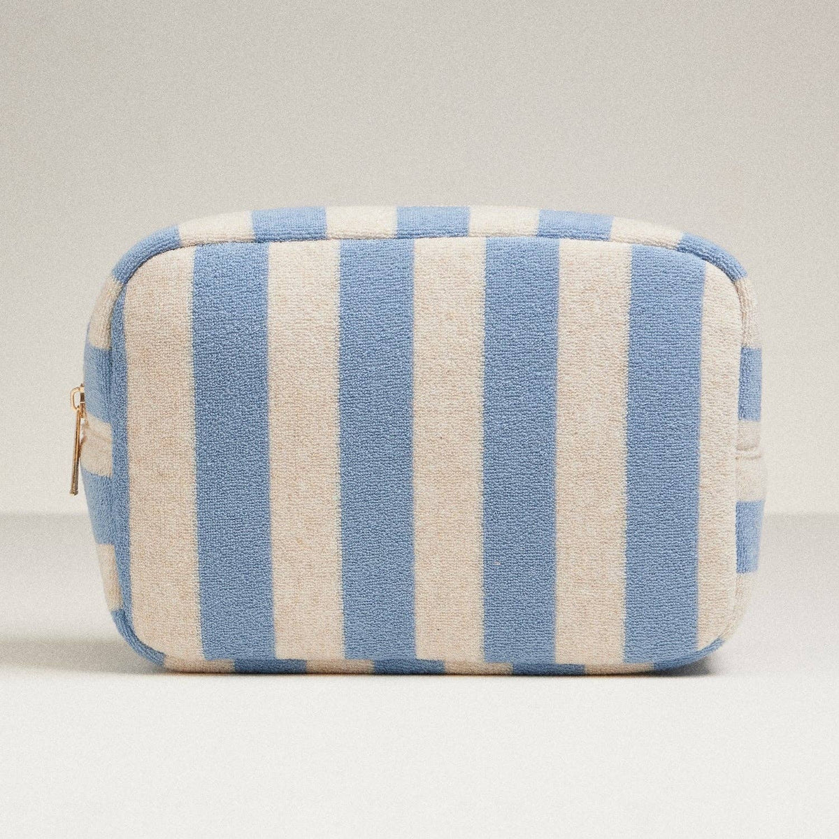 Frem Striped Terry Fabric Travel Pouch