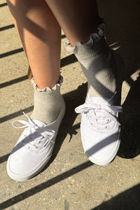 Le Bon Shoppe Ruffled Hugger Crew Socks - Multiple Colors!