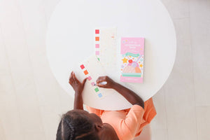 MagicPlaybook - Ice Cream Watercolor Book Portable Art Set for on the Go