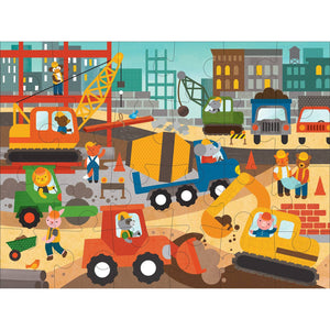 Chronicle 24 Piece Construction Floor Puzzle