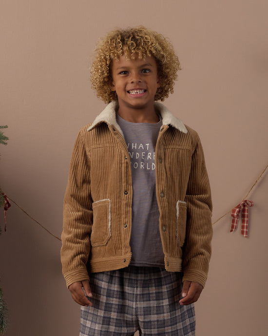 Rylee + Cru Corduroy Jacket in Toffee