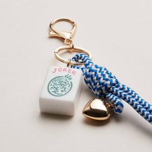 Frem Mahjong Rope and Heart Keychain/Bag Charm - Multiple Colors!