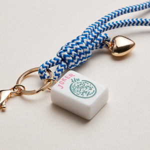Frem Mahjong Rope and Heart Keychain/Bag Charm - Multiple Colors!