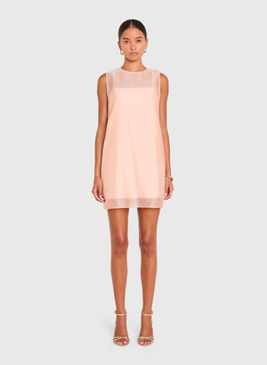 Amanda Uprichard Annina Dress in Lychee