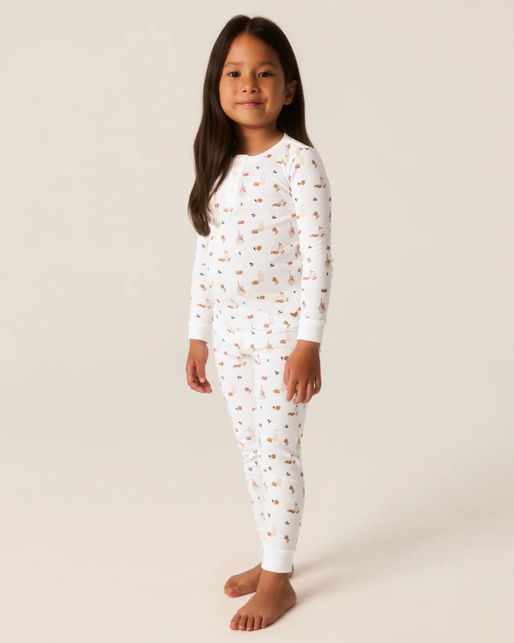 Petite Plume Children's Snug Fit Pajama Set in Yuletide Treats