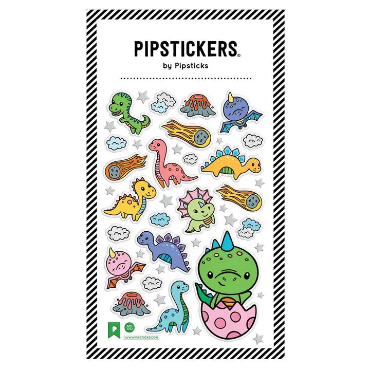 Pipsticks Puffy Dinosaurs Sticker Pack
