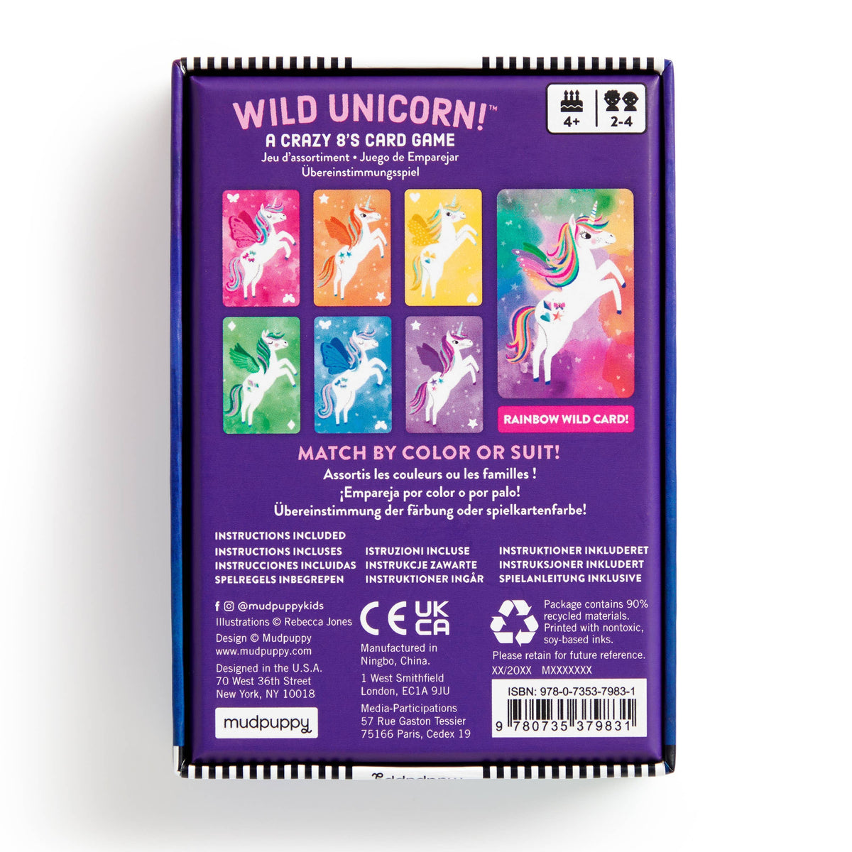 Chronicle Books Wild Unicorn! Card Game