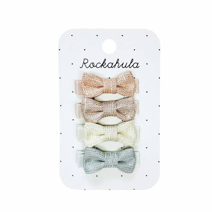 Rockahula Nordic Shimmer Mini Bow Clip