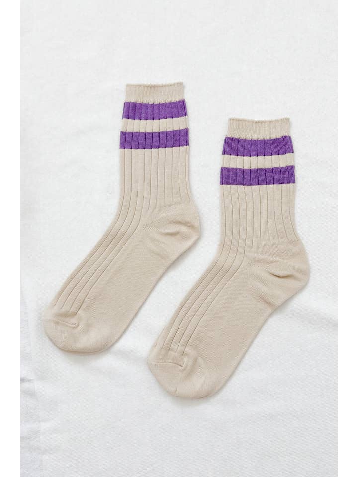 Le Bon Shoppe Her Varsity Socks - Multiple Colors!