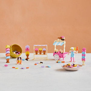 Plus-Plus USA Learn to Build Ice Cream Shop