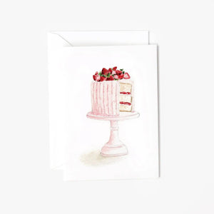 emily lex studio Pink Cake Mini Enclosure Card