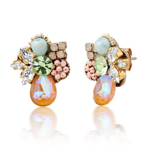 Tai Teardrop Mixed Bead Studs