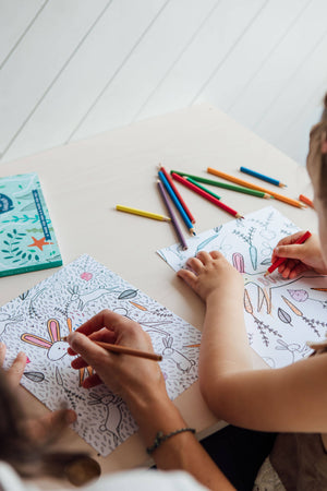Paige Tate & Co. Together: A Mommy + Me Coloring Book