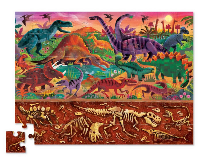Crocodile Creek 60-Pc Above & Below Puzzle