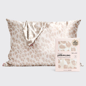 KITSCH Satin Pillowcase Standard in Leopard