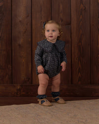 Rylee + Cru Fern Romper in Heart Ditsy