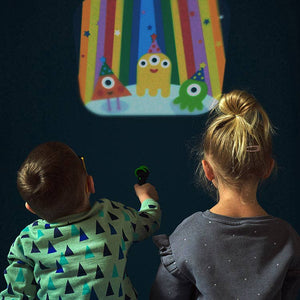 Kikkerland Space Stories Storybook Flashlight